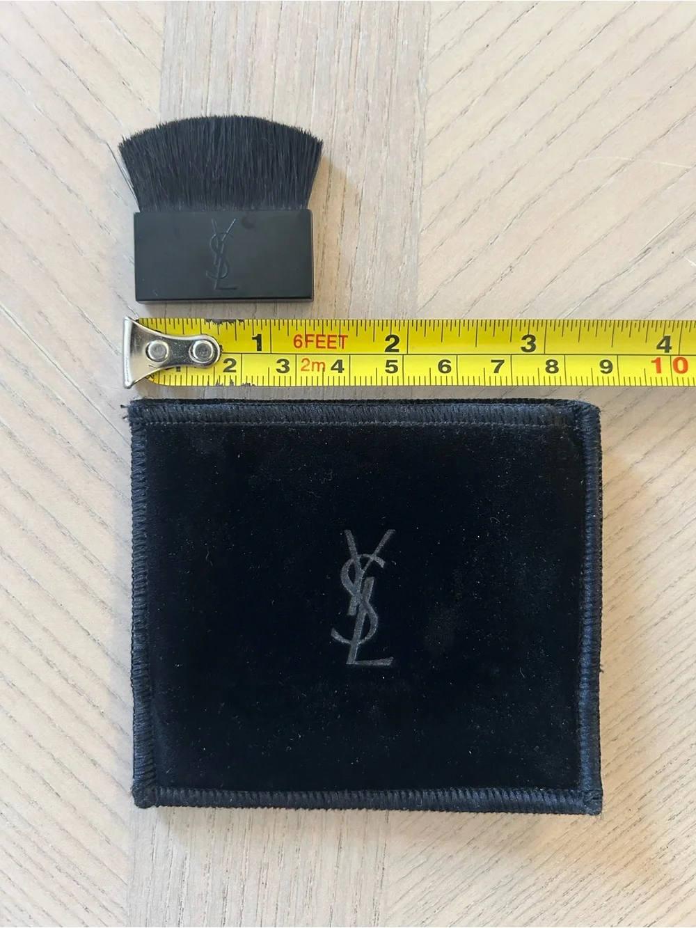 YSL Cosmetic Pouch and Makeup Brush